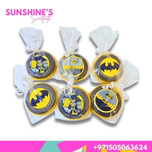 Batman Fondant Cookies