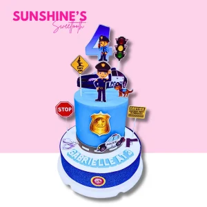 Police Theme Cake