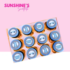 Vintage Race Car Cupcakes