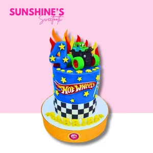 Hotwheel and Monster Truck Cake