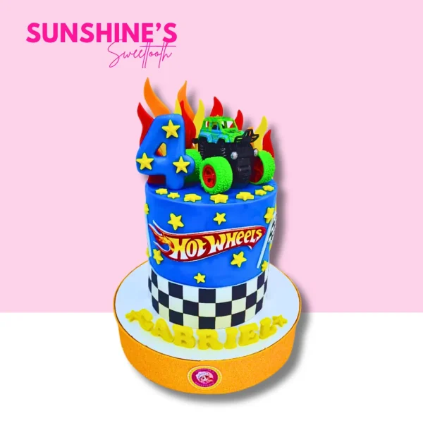 Hotwheel and Monster Truck Cake