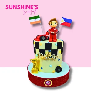 Race Car Ferrari Cake
