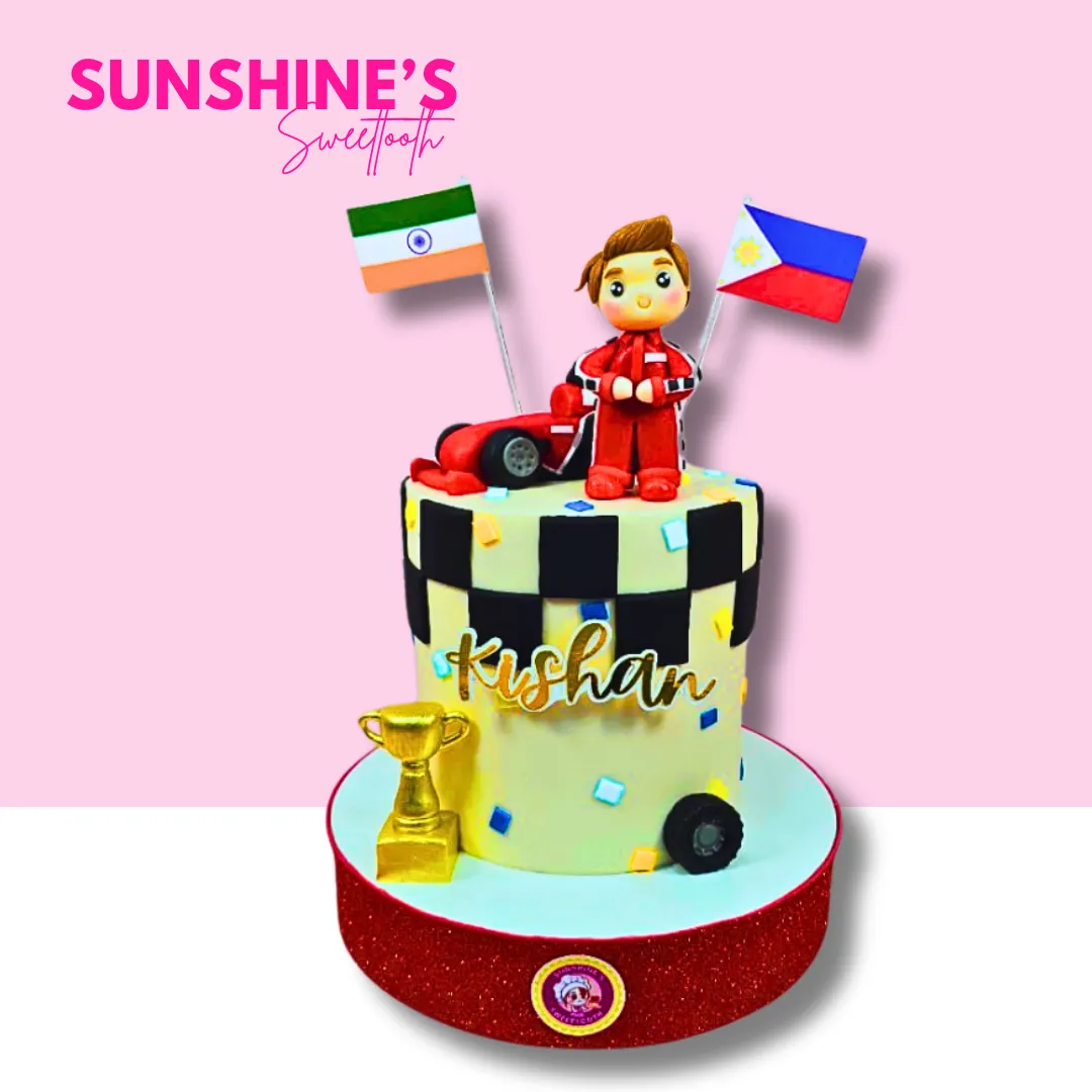 Race Car Ferrari Cake
