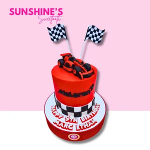 Race Car Ferrari Cake