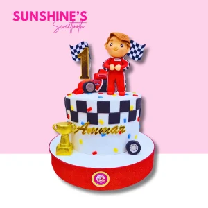 Race Car Ferrari Cake