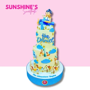 Airplane Pilot 2- Tier Cake