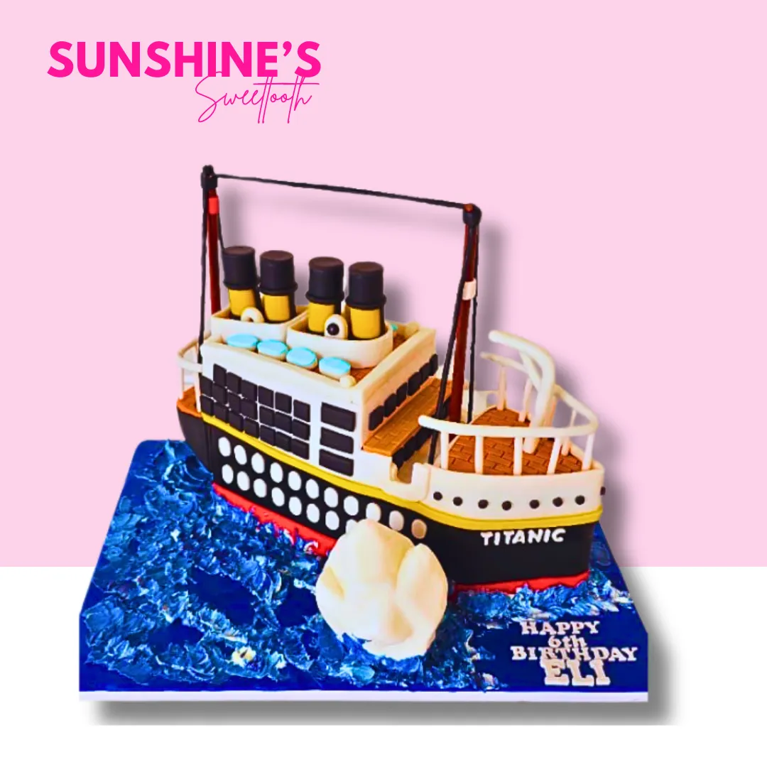 Titanic Ship 3D Cake