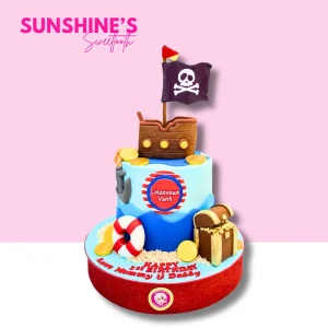 Pirate Ship Cake/ One Piece