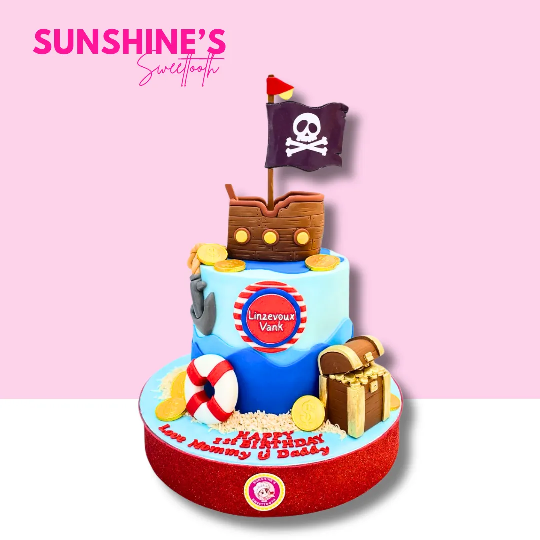 Pirate Ship Cake/ One Piece