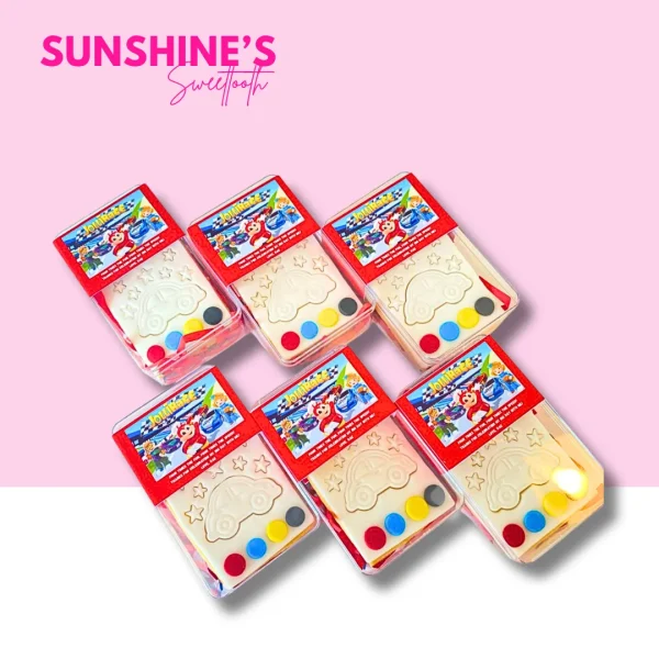 Cars Theme Paint Your Own Cookie