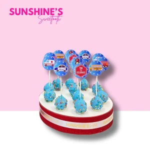 Cars Transport Cakepops with stand