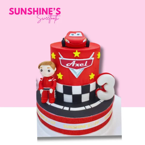 Race Car McQueen Cake