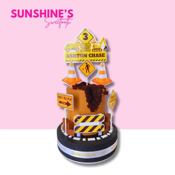 Construction Vehicles Cakes